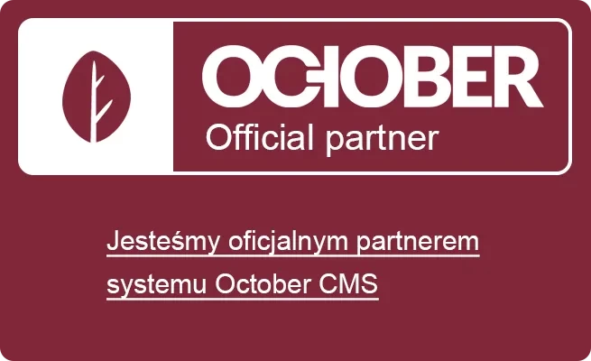 Jesteśmy oficjalnym partnerem October CMS